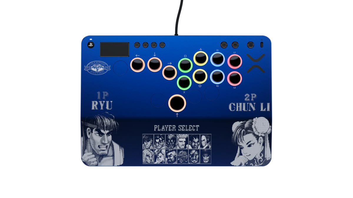 Victrix™ Pro KO™ Leverless Fight Stick – Street Fighter™ II: Champion Edition